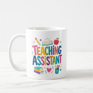 Taza De Café Agradecimiento al Asistente de Enseñanza
