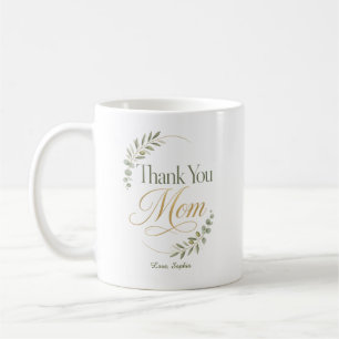 Taza De Café Agradecimiento Botánico a Mamá