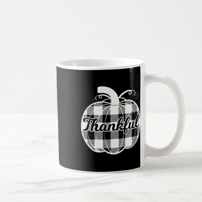 Taza De Café Agradecimiento Calabaza Cuta Acción de Gracias Caí (Derecha)