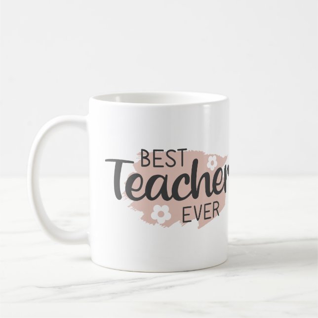 Taza De Café Agradecimiento del profesorado al mejor profesor d (Izquierda)