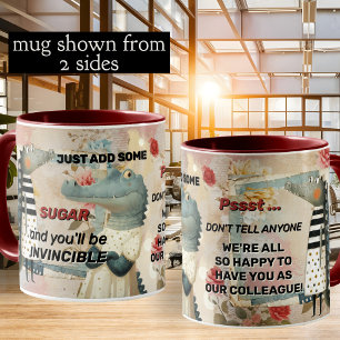 Taza De Café Agradecimiento divertido a un compañero de trabajo