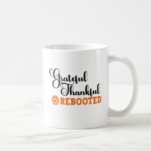 Taza De Café Agradecimiento gracias reiniciado - Tecnología de