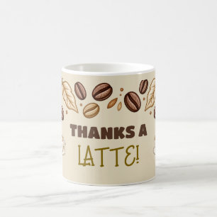 Taza de café Agradecimiento Gracias Un Latte Regal