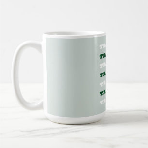 Taza De Café Agradecimiento, Gratitud, Verde