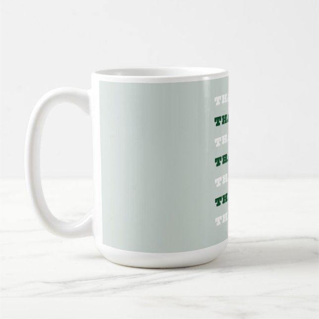 Taza De Café Agradecimiento, Gratitud, Verde (Izquierda)