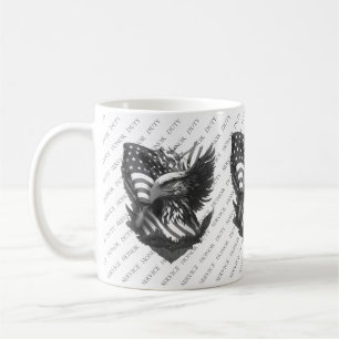 Taza De Café Agradecimiento Militar Patriótico Gracias Veterano