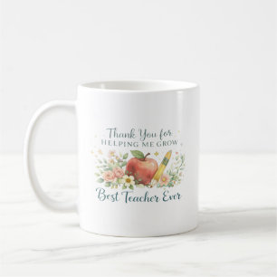 Taza De Café Agradecimiento Personalizado por Ayudarme a Crecer