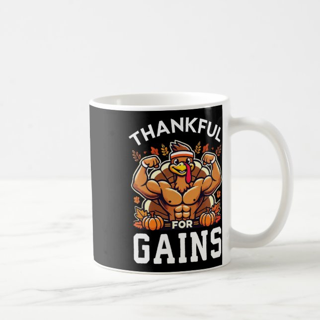 Taza De Café Agradecimiento por los beneficios - Gracioso Gimna (Derecha)