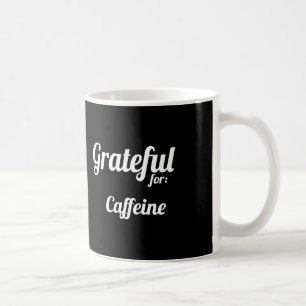 Taza De Café Agradecimiento por... Mug PERSONALIZADO Negr