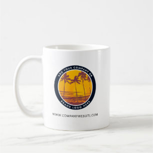 Taza De Café Agrega el logotipo de tu marca comercial personali