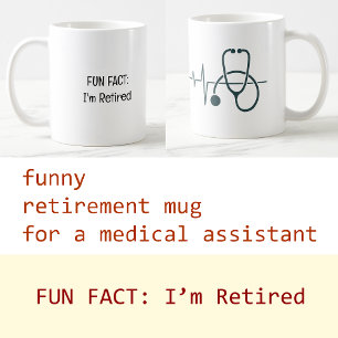 Taza De Café Agregar foto Dato divertido Estoy jubilado Asisten