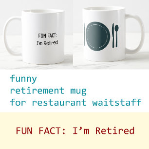 Taza De Café Agregar foto Dato divertido Estoy retirado Persona