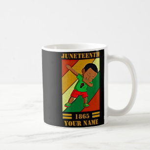 Taza De Café agregar nombre editar texto juneteenth niño hacien
