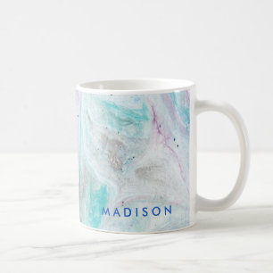 Taza De Café Agregar su nombre  Mármol I