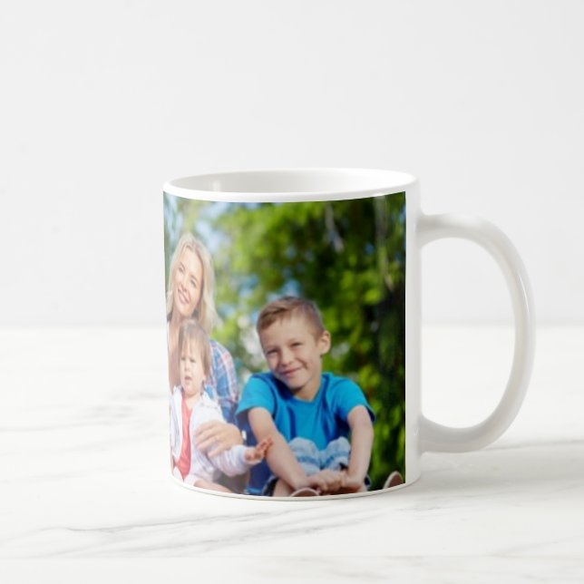Taza De Café Agregar su propia foto personalizada Café Mug (Derecha)