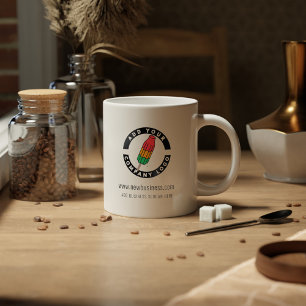 Taza De Café Agregue el logotipo de su empresa, dirección web y