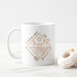 Taza De Café Agricultores divertidos lo hacen mejor