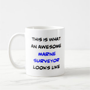 Taza De Café agrimensor marino, impresionante
