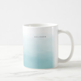 Taza De Café Agua azul naranja