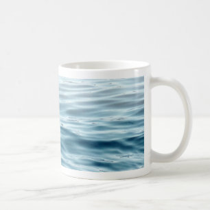 Taza De Café Agua azul ondulada