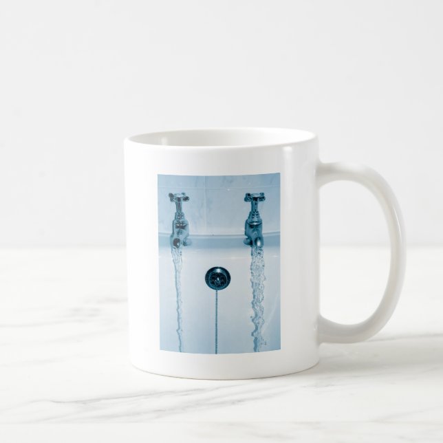 Taza De Café Agua caliente y fría, tiempo del baño, grifos (Derecha)