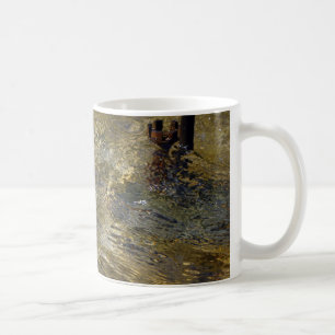 Taza De Café Agua de la fuente dorada