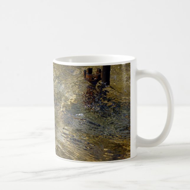 Taza De Café Agua de la fuente dorada (Derecha)