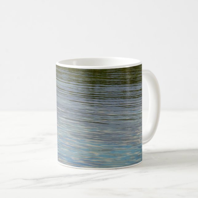 Taza De Café Agua de la laguna del manglar Azul del Caribe (Anverso derecho)