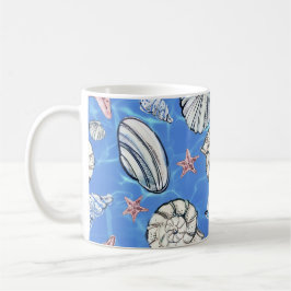 Taza De Café Agua del Océano marino de decoración costera