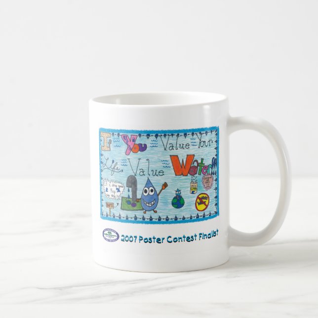 Taza De Café Agua del valor (Derecha)