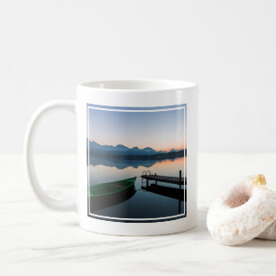 Taza De Café Agua   Lago Hopfen Alpes bávaros Alemania