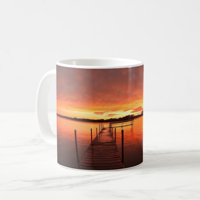 Taza De Café Agua | Lago Minnetonka, Minnesota (Anverso izquierdo)