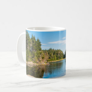 Taza De Café Agua Lago Spruce Quebec, Canadá