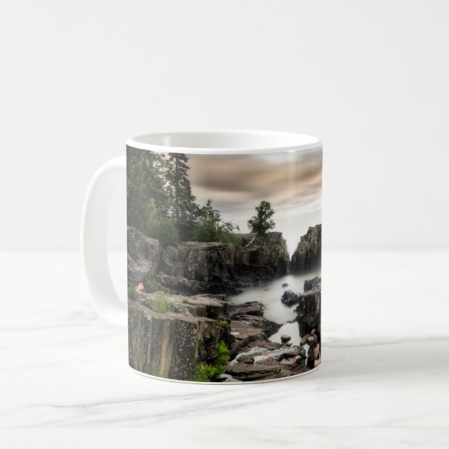 Taza De Café Agua | Lago Superior Gran Marais, Minnesota (Anverso izquierdo)