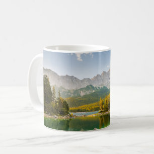 Taza De Café Agua   Montañas Dachstein Lago Alemania