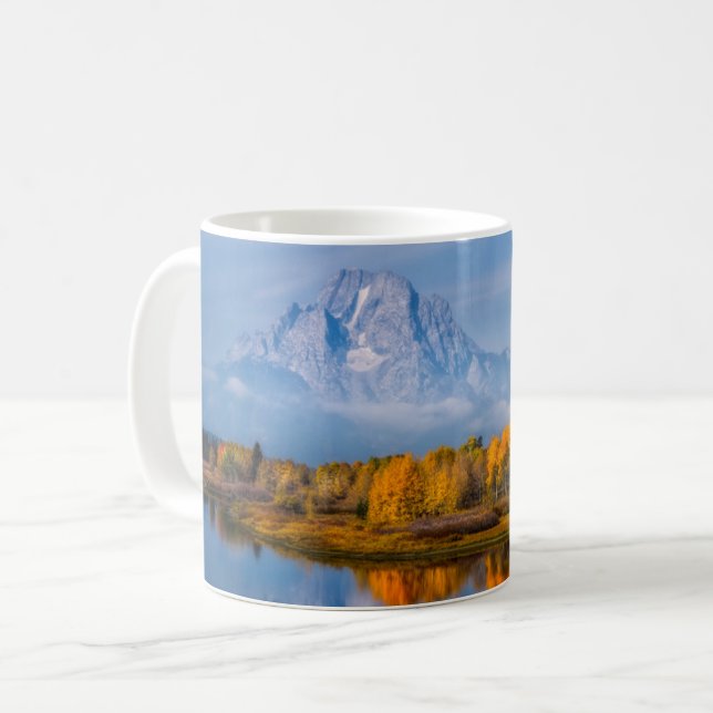 Taza De Café Agua | Oxbow Bend Jackson Wyoming (Anverso izquierdo)
