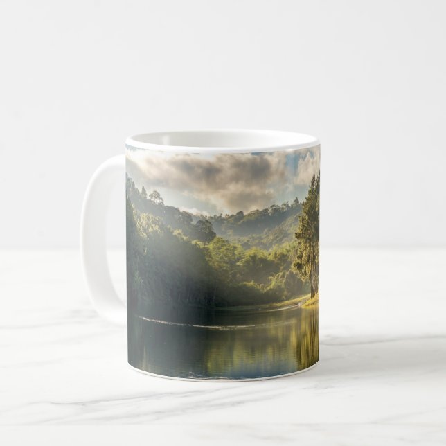 Taza De Café Agua | Pang Oung Lake & Pine Forest Tailandia (Anverso izquierdo)