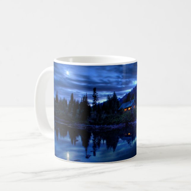 Taza De Café Agua | Parque nacional Jenny Lake Grand Teton (Anverso izquierdo)