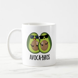 Taza De Café Aguacate a-bros Funny Aguacate Pun