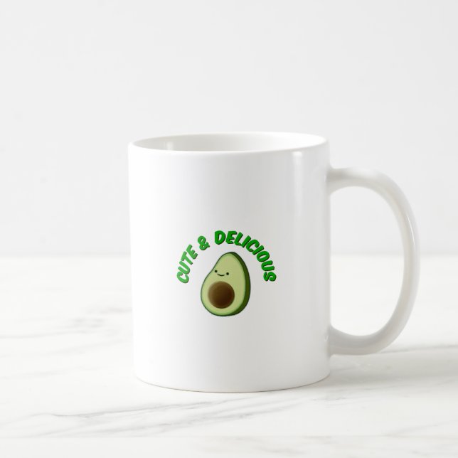 Taza De Café Aguacate Cuto Y Delicioso (Derecha)