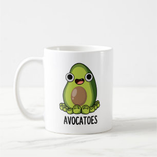 Taza De Café Aguacate-dedos de pie Funny Aguacate Puns