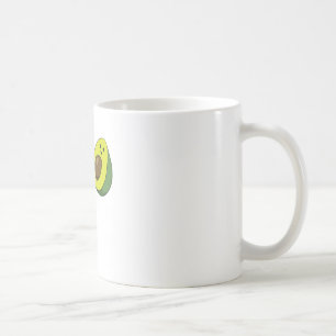 Taza De Café Aguacate gracioso que me completas aguacate