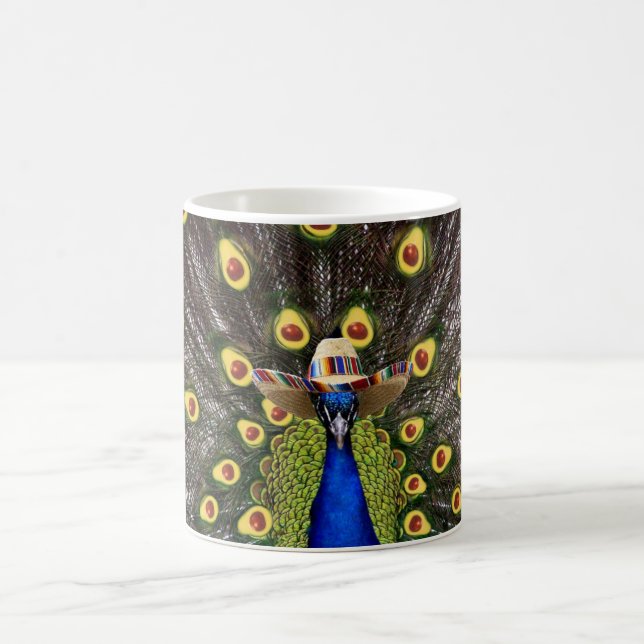 Taza De Café Aguacate Peacock 11oz (Centro)