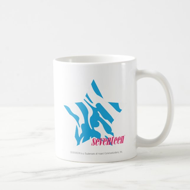 Taza De Café Aguamarina 3 de la cebra (Derecha)