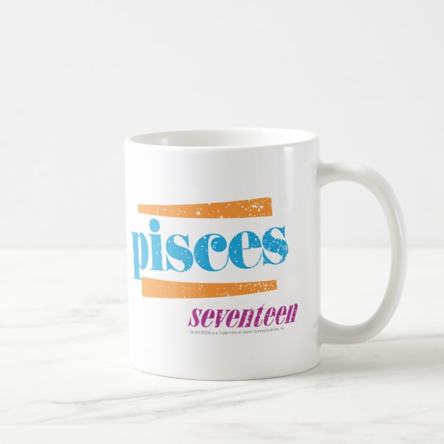 Taza De Café Aguamarina de Piscis (Derecha)
