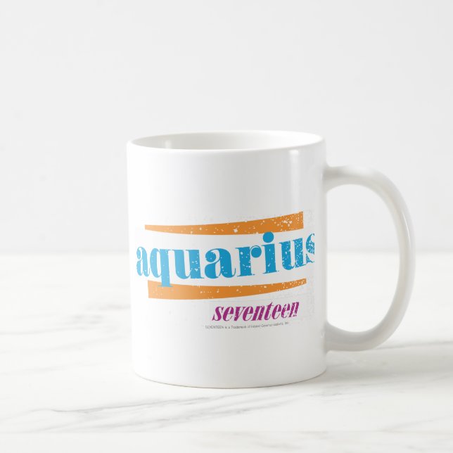 Taza De Café Aguamarina del acuario (Derecha)