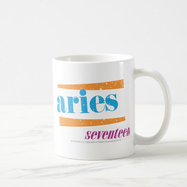 Taza De Café Aguamarina del aries (Derecha)