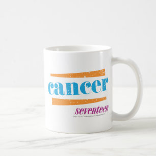 Taza De Café Aguamarina del cáncer