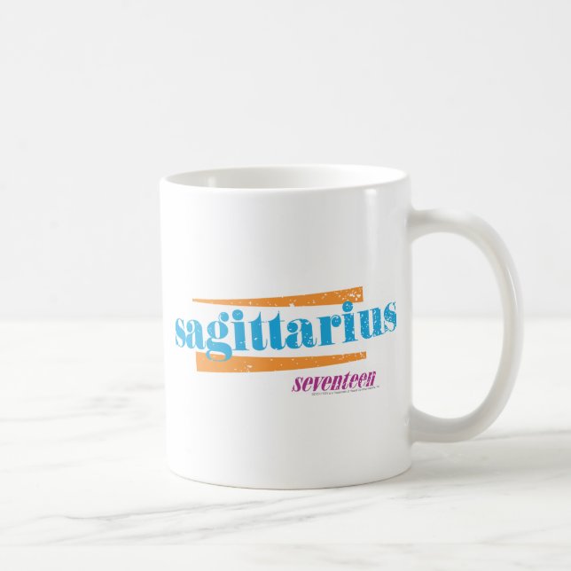 Taza De Café Aguamarina del sagitario (Derecha)
