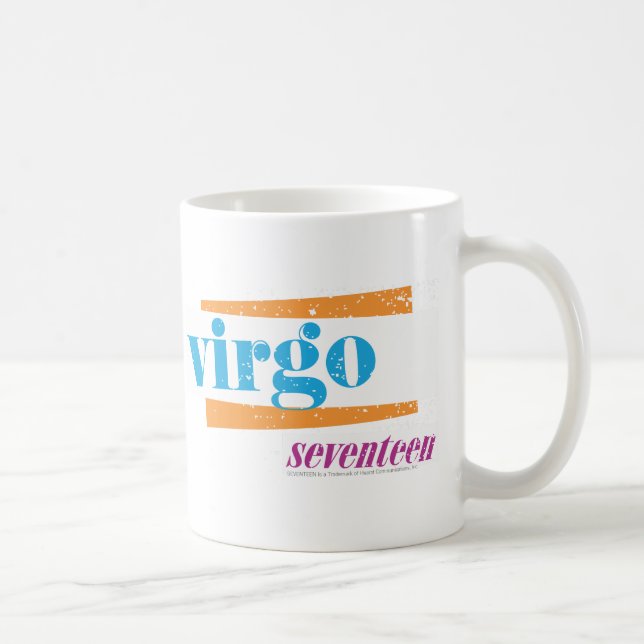 Taza De Café Aguamarina del virgo (Derecha)